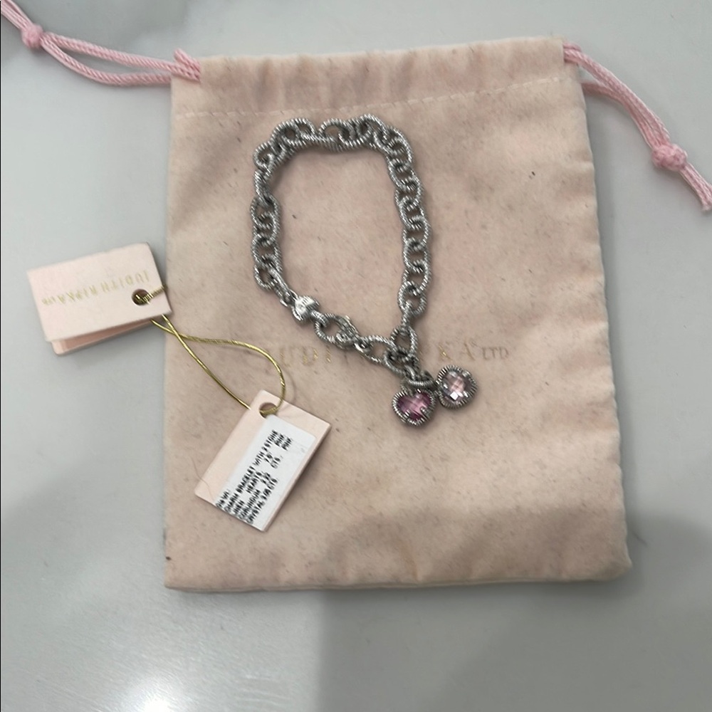 Silver Heart Charm Bracelet